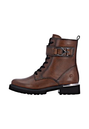 Platform ankle boots - braun