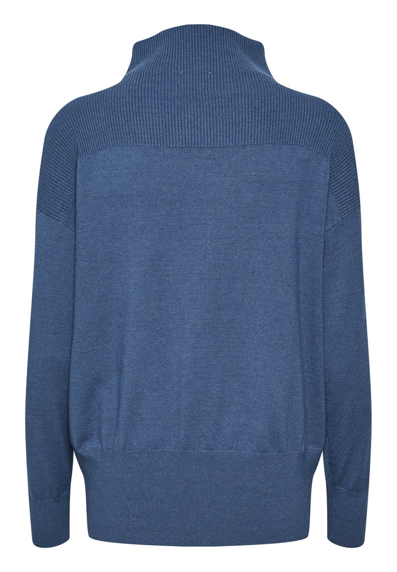 Damen Strickjacken | Saint Tropez CASANDRASZ Strickpullover bijou blue melange/blau-meliert - BA45843 Damen Strickjacken | Saint Tropez CASANDRASZ Strickpullover bijou blue melange/blau-meliert - BA45843