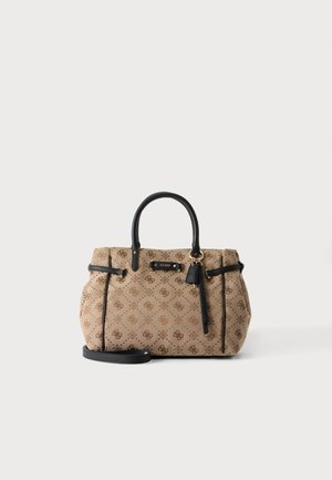 Guess, DOROTHY GIRLFRIEND SATCHEL - Τσάντα χειρός - latte/black