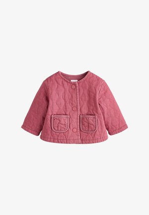 REGULAR FIT - QUILTED - Spijkerjas - pink