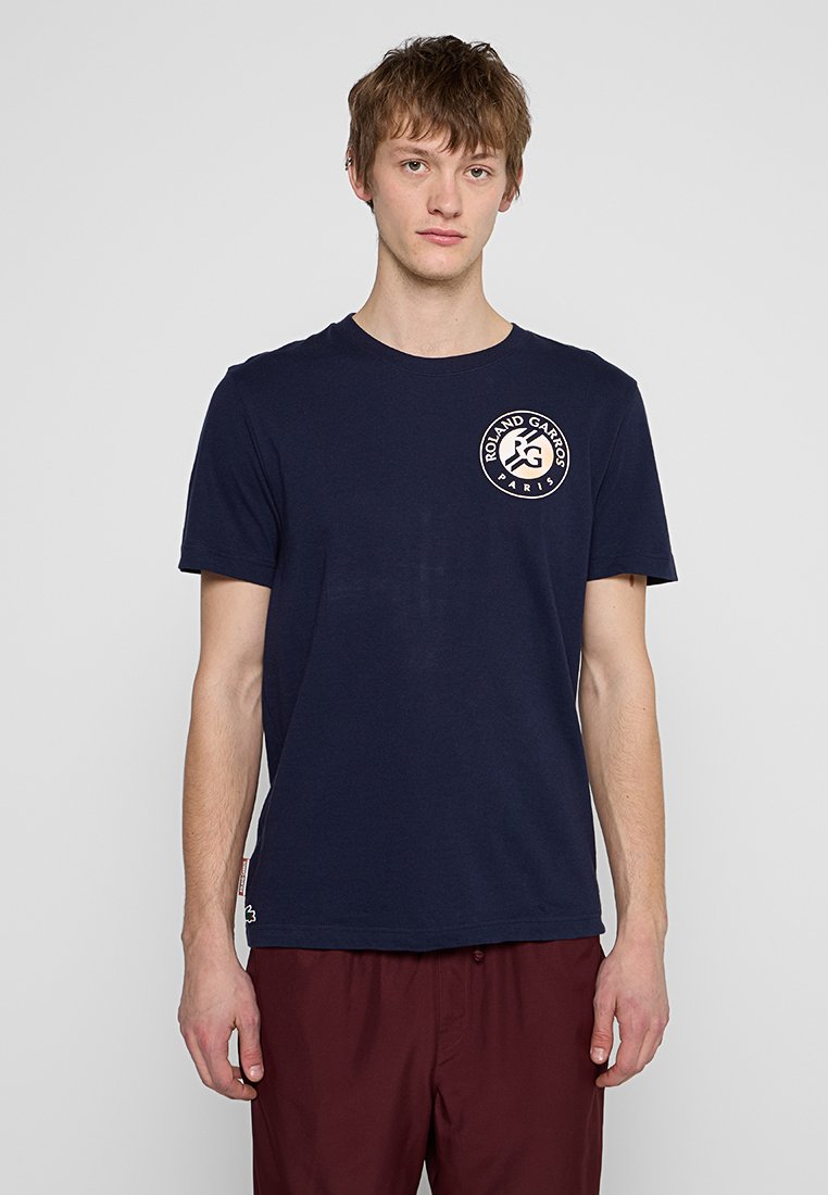 Lacoste Sport T-shirt print donkerblauw