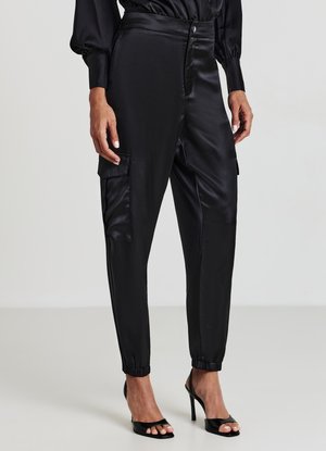 SIMIL - Pantaloni cargo - ultrablack