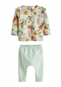 Next 6 PIECE SET STANDARD - Leggings - Hosen - green floral