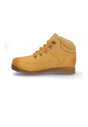 Botines con cordones - mostaza