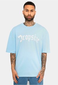 Dropsize - LOGO  - Trükipildiga T-särk - babyblue Väikepilt 1