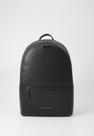 Tommy Hilfiger MONOGRAM BACKPACK UNISEX - Ryggsekk - black