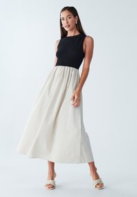 BWLDR PAOLA Vestito casual black and natural/nero