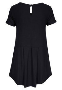 LASCANA T-Shirt basic - schwarz