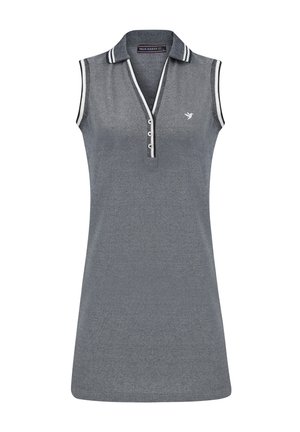 Jersey dress - mottled blue