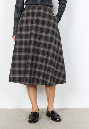 Soyaconcept, SC-HASINA YD 2 - A-line skirt - c chocolate plum combi