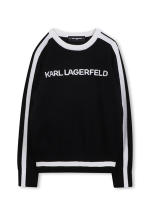 Pullover - black/white