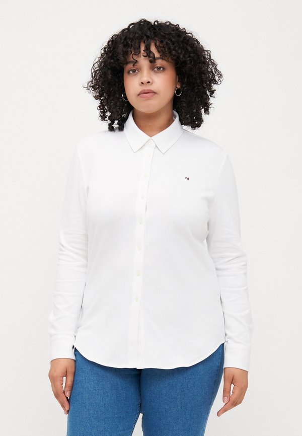 1985 SLIM SHIRT - Button-down blouse - ecru