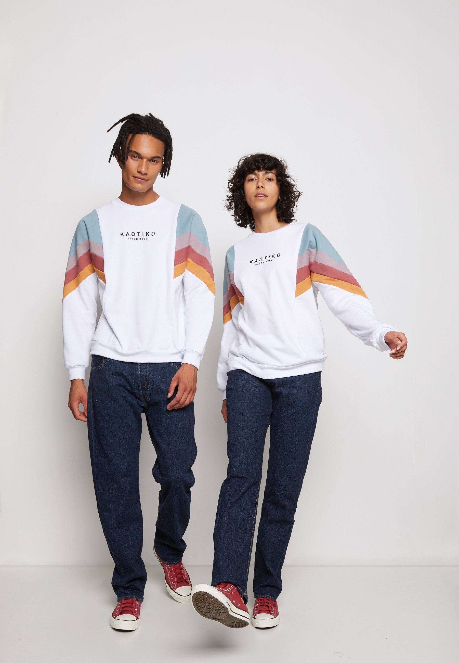 Kaotiko UNISEX CREW SEATTLE - Sudadera - blanco - Zalando.es