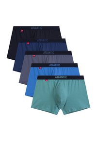 Niewybrane, light green navy blue light blue indygo dark blue