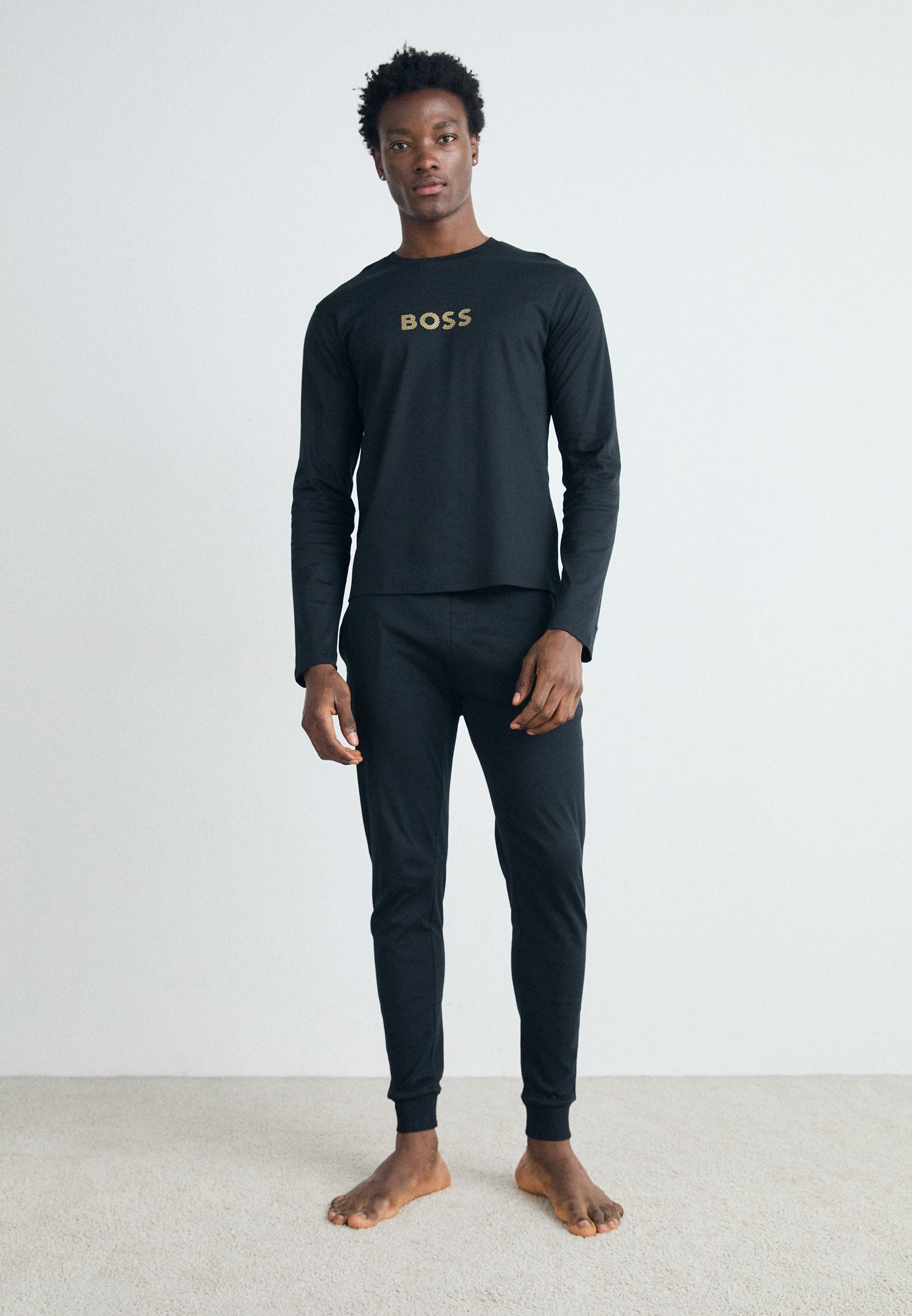 Gift Set Pijama Largo BOSS Para Hombre Algodón Suave Con Logo