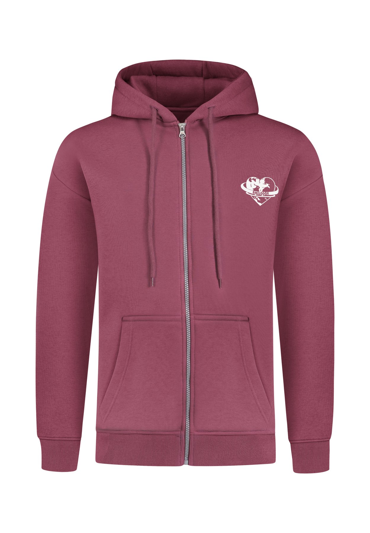 AMORA FULL ZIP HOODIE BACK PRINT