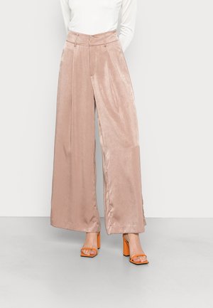 VMMILENA WIDE PANTS - Trousers - brownie