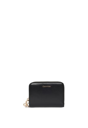 Calvin Klein MEDIUM FLAP ZIP AROUND - Rahakott - black