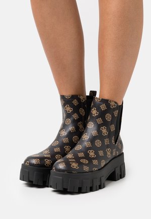VAEDA - Botines con plataforma - brown ocra