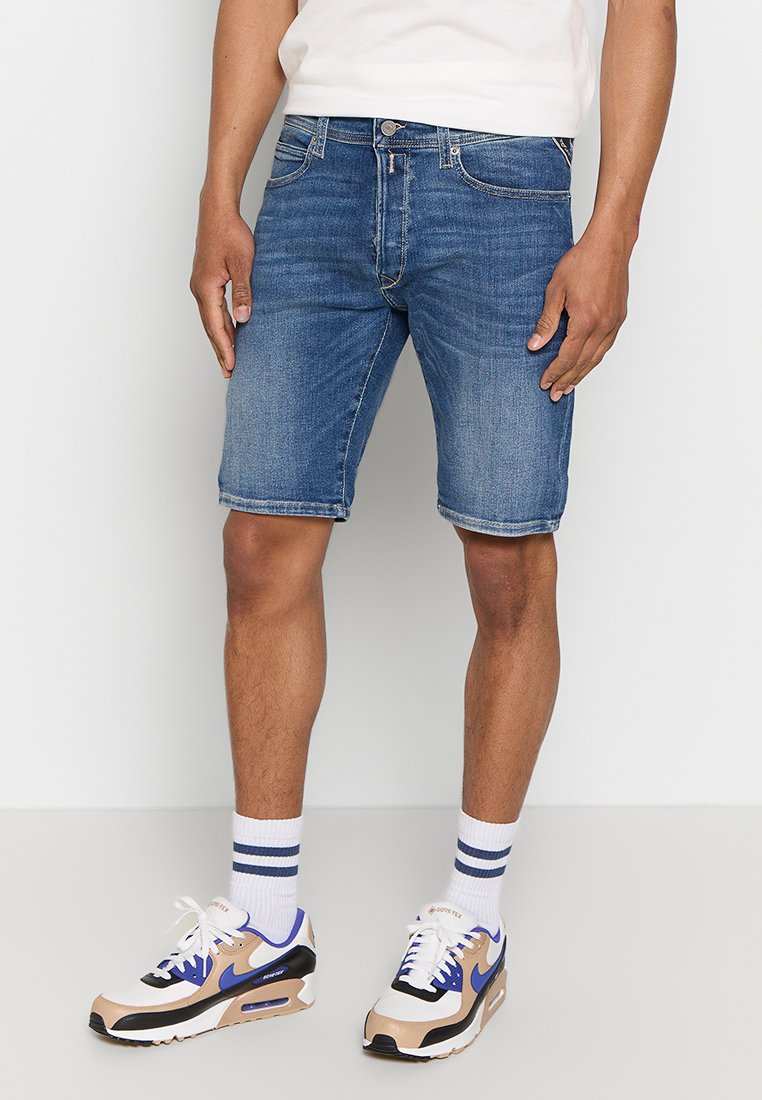 Replay Jeansshort blauw