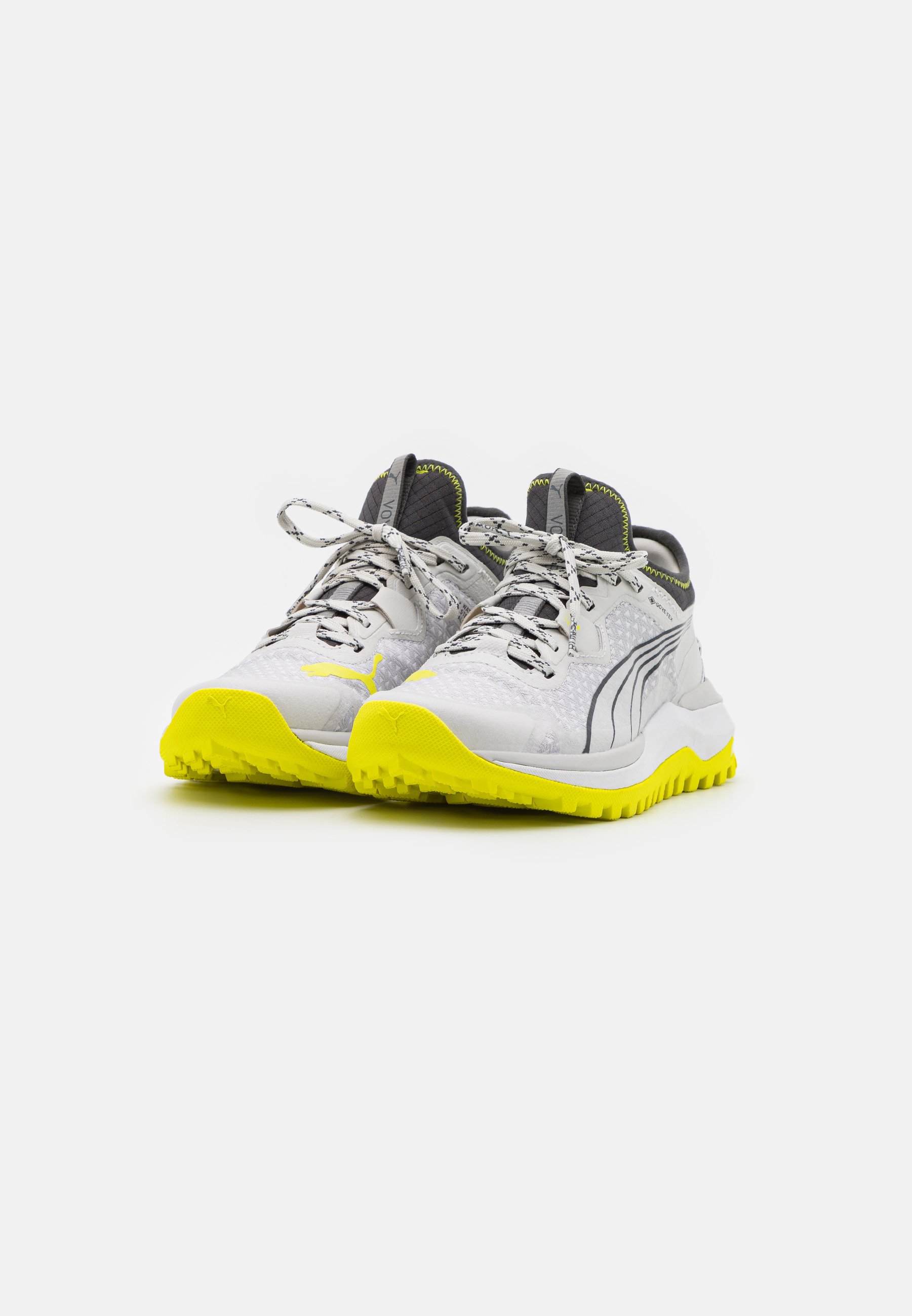 puma rise glow trainers neon pink