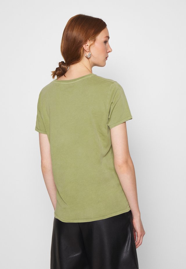 VEGIFLOWER - Basic T-shirt - amandier
