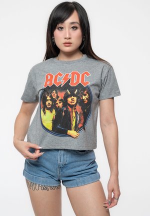 AC/DC HIGHWAY TO HELL CIRCLE - Print T-shirt - grey