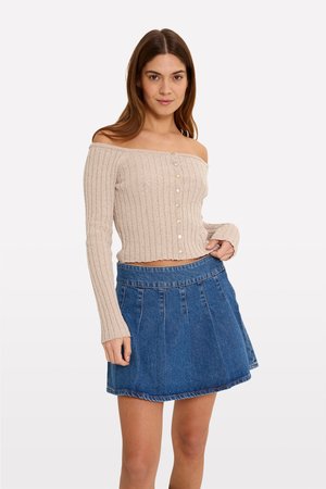 SERVE - Cardigan - oatmeal