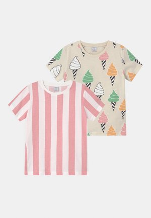 MINI ICE CREAM 2 PACK UNISEX - T-shirt print - light pink