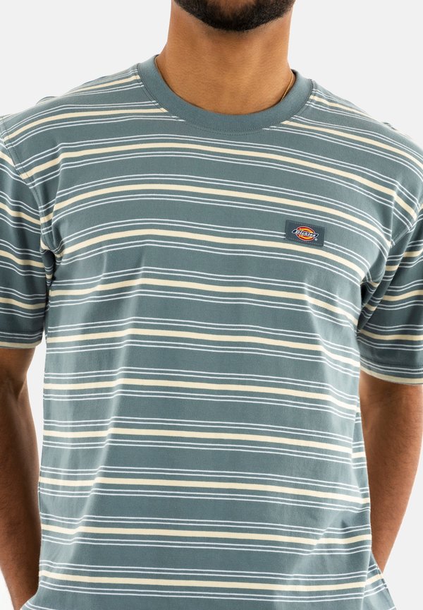 LEWISTOWN STRIPE - Print T-shirt - stormy weather2