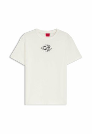 HUGO, HUGO DAMACIA_8 - T-shirts print - open white seven