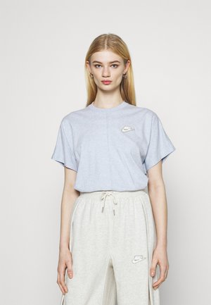 EARTH DAY - Camiseta estampada - light armory blue/heather white