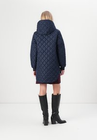 VILA VITATE LS HOODED - Wintermantel - navy