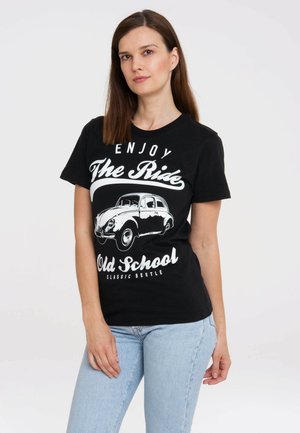 KÄFER - Print T-shirt - schwarz