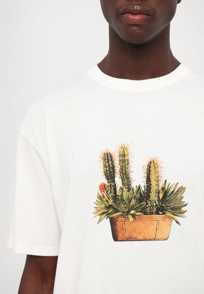 HOUSE OF JAFFA CACTUS TRAY UNISEX - T-shirt med print - off-white