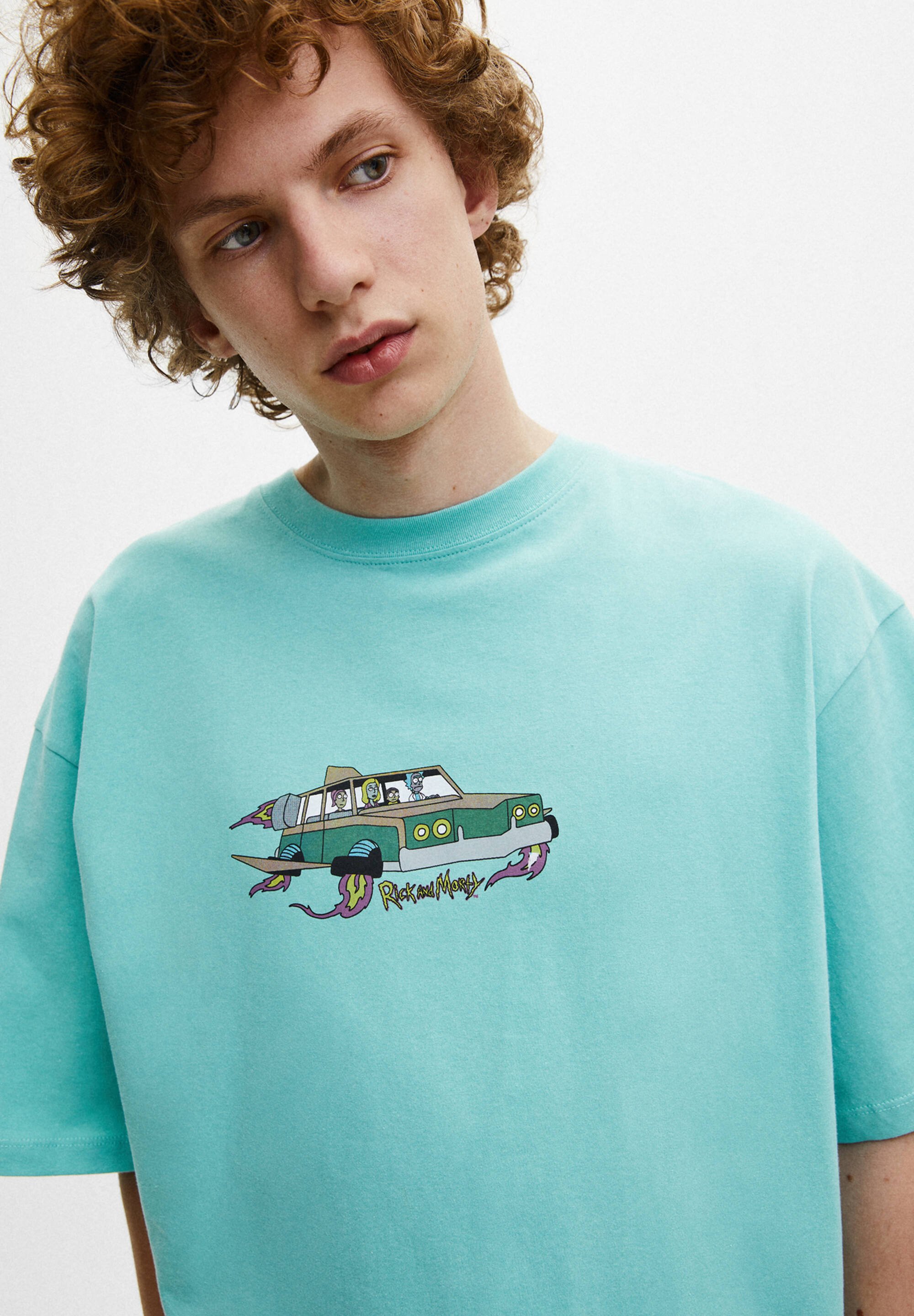 PULL\u0026BEAR T-shirt print - light green 