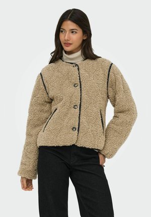 ONLY, TEDDY JACKET ONLINES TEDDY JACKET - Veste polaire - tan