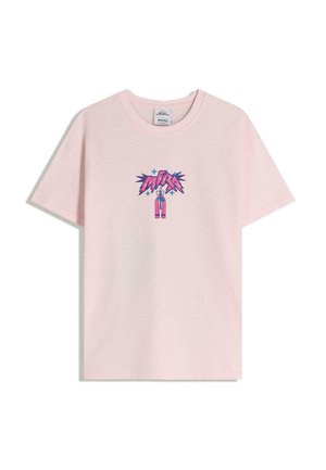 Nyomott mintás póló - light pink