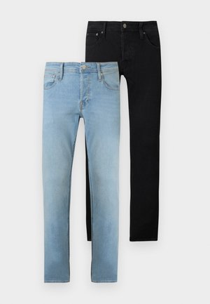JJIGLENN JJORIGINAL 2 PACK - Répafazonú farmer - blue denim/black denim