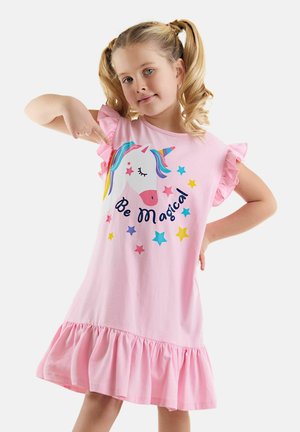 Denokids, UNICORN MAGIC - Vestito di maglina - pink