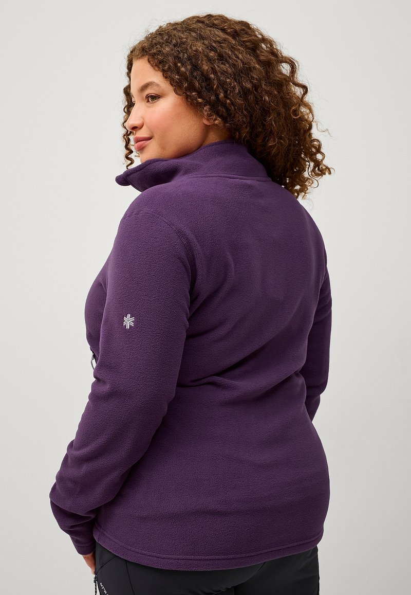 Veste Polaire Rab Boulder Pour Femme - Violette, Capuche, Fermeture Éclair Complète - Taille XS/UK8
