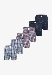 Sélectionné, red blue grey