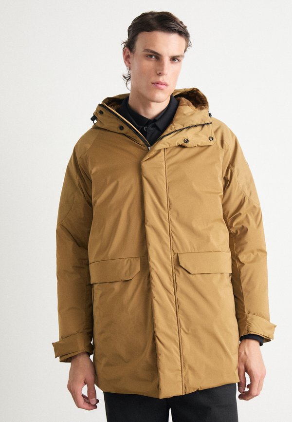 MAN - Down coat - dark hay