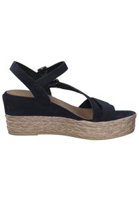 Marco Tozzi Wedge sandals - navy