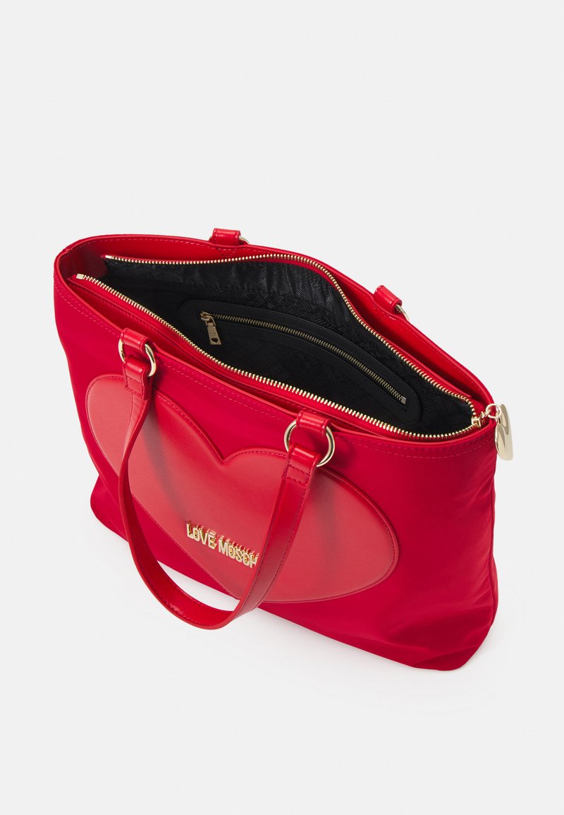 Love Moschino HEART SHAPED Bolso shopping - fantasy color/rojo - Zalando .es