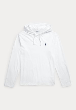 Polo Ralph Lauren JERSEY HOODED T-SHIRT - Sweat à capuche - white