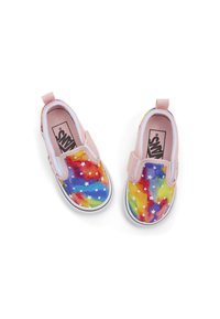 Vans SLIP- ON V - Matalavartiset tennarit - rainbow galaxy pink multi
