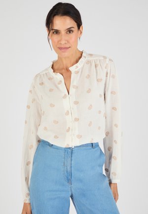 BRODÉE - Blouse - blanc cassé