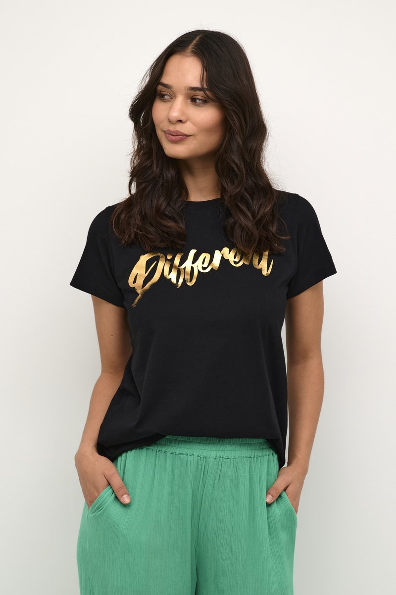 Kaffe - LIVA - Tricou cu imprimeu - black different, Extindeți