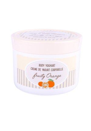 BODY YOGHURT CREME FRUITLY ORANGE - Hand scrub - weiß